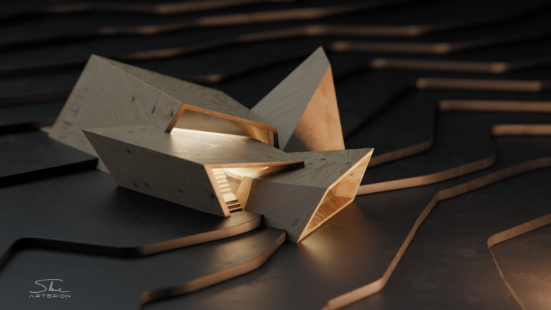 Modern architecture conceptual model.